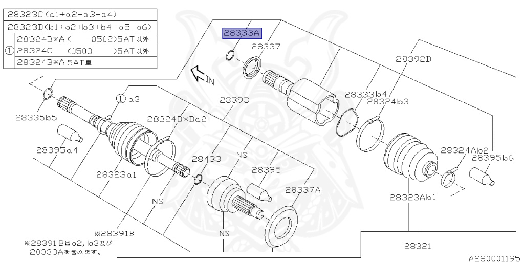 Subaru - Legacy B4 - BL5 - Jan-2003 - 20GT - Sedan - 4W - 5-speed manual transmission - Right hand - EJ20