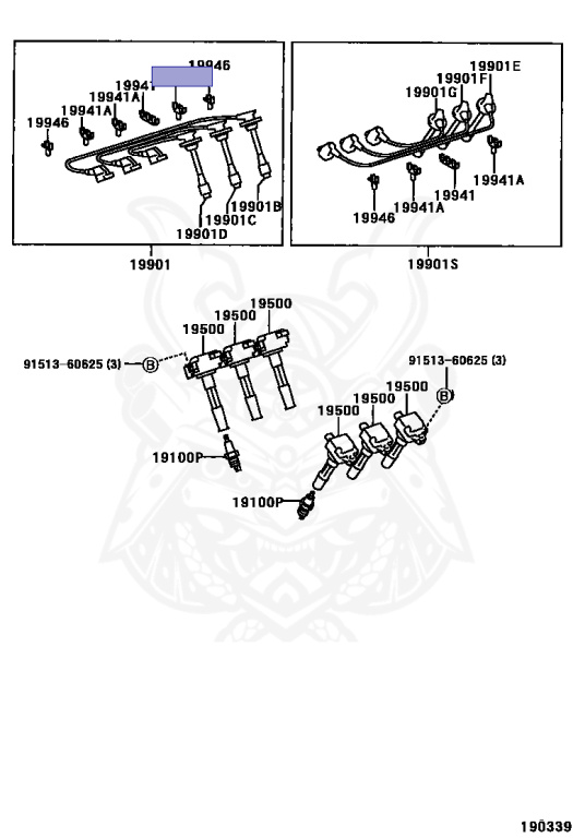 90469-05006 - Toyota - CLAMP (FOR RESISTIVE CORD) - Nengun Performance