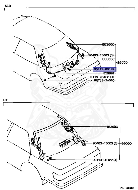 Toyota - Crown - MS137 - 1987 - ROYAL SALOON G TYPE - HARDTOP - Automatic - 7MGE