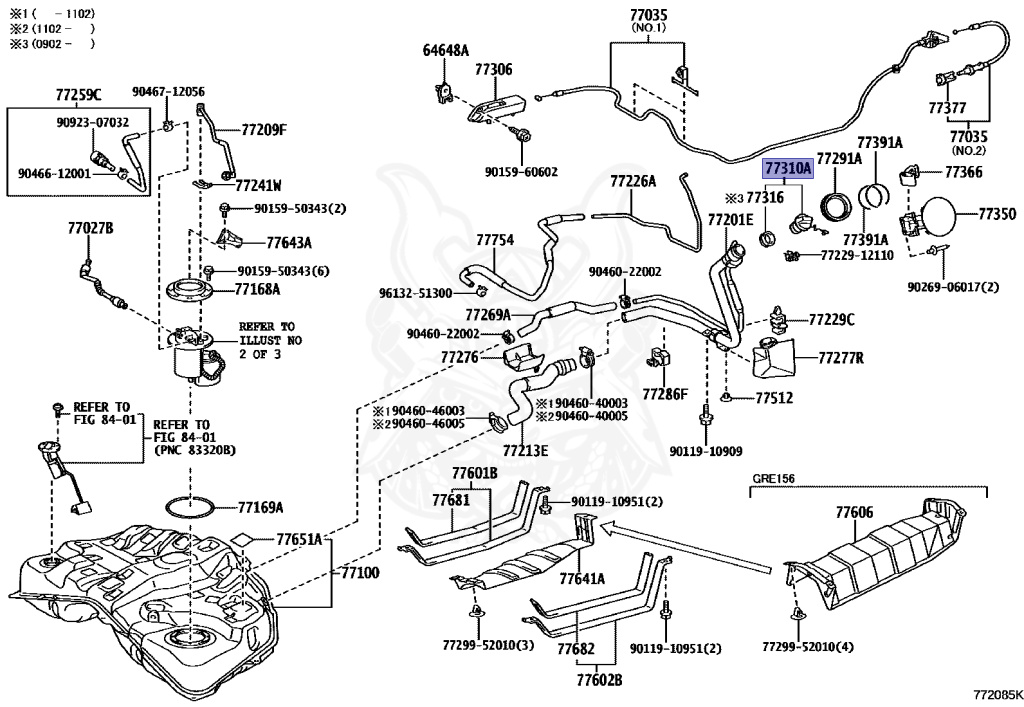 Toyota - Blade - GRE156H - 2008 - G TYPE - Automatic - 2GRFE