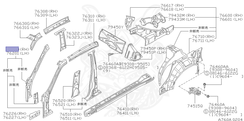Nissan - Skyline GT-R - BCNR33 - 1997 - GTR/AJ - 4 DOOR SEDAN(4S) - 4 WHEEL DRIVE(4WD) - MANUAL TRANS 5-SPEED(MT.F5) - HICAS - RB26DETT