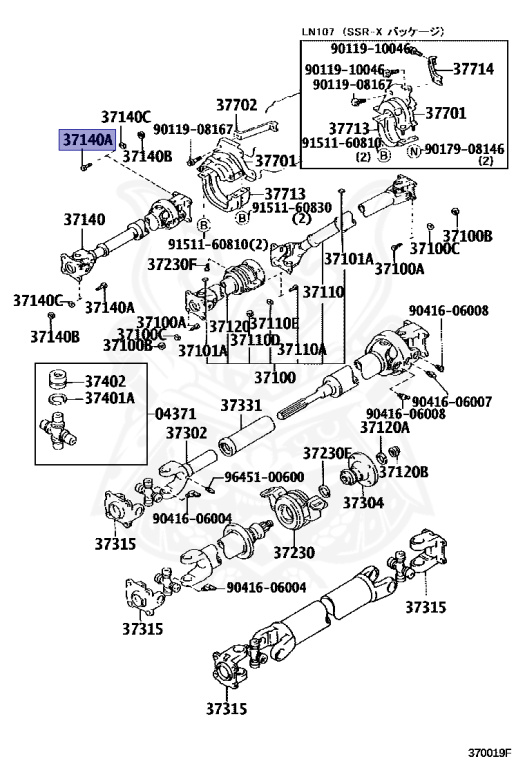 Toyota - Hilux - LN107 - 1992 - SR TYPE - DOUBLE CAB - Manual - 3L
