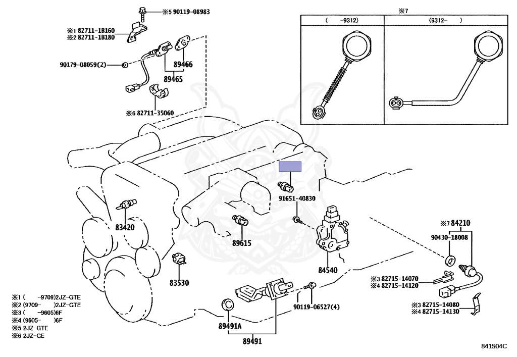 89615-22040 - Toyota - SENSOR, KNOCK CONTROL - Nengun Performance