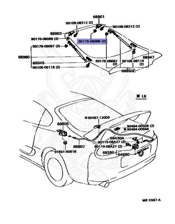 Toyota - Supra A80 MKIV - JZA80 - 1994 - RZ TYPE - LIFTBACK - Manual - 2JZGTE