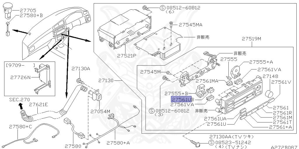 Nissan - Bluebird - U14 - 1997 - SSSZ - SEDAN(S) - 2 WHEEL DRIVE(2WD) - AUTOMATIC.CVT(AT.CVT) - SR20VE