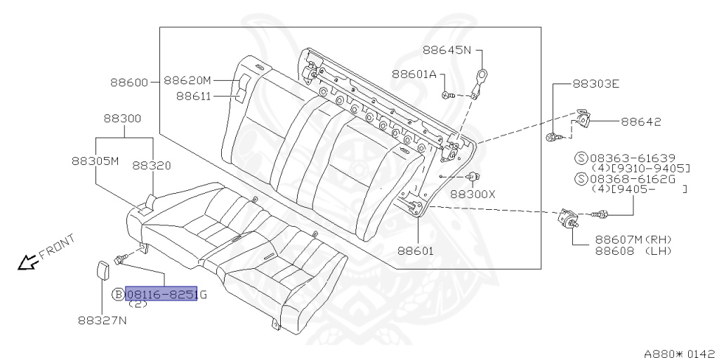 Nissan - Silvia - S14 - 1995 - KS - HARDTOP(K) - MANUAL TRANSMISSION(MT) - TWO WHEELS STEERING(2WS) - SR20DET