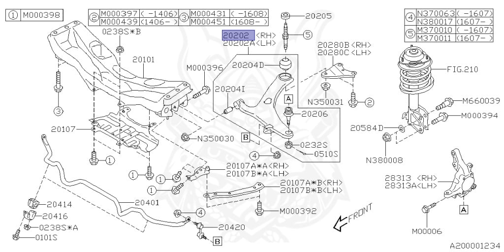 Subaru - WRX STI - VAB - Jan-2017 - S208 - Sedan - 4W - 6-speed manual transmission - Right hand - EJ207