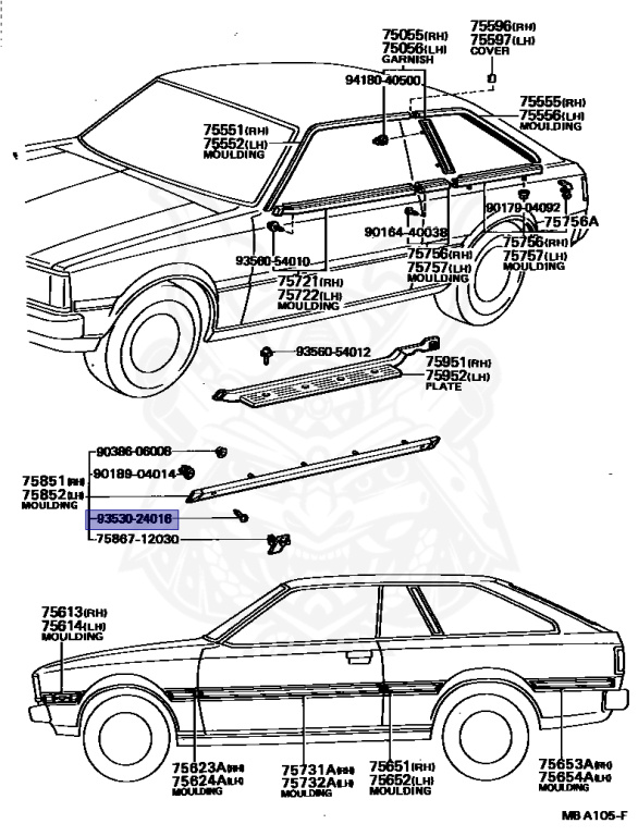 Toyota - Corolla - TE71 - 1982 - GT TYPE - 2-DOOR - Manual - 2TGEU