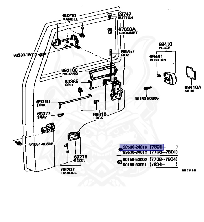 Toyota - Coaster - RB13 - 1982 - STANDARD TYPE - Manual - 22R