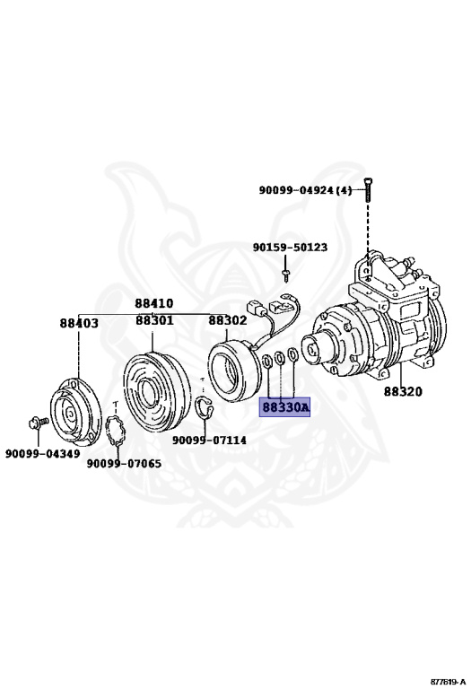 Toyota - Land Cruiser - HZJ75 - 1997 - STANDARD TYPE - CHASSIS FOR FIRE ENGINE - Manual - 1HZ