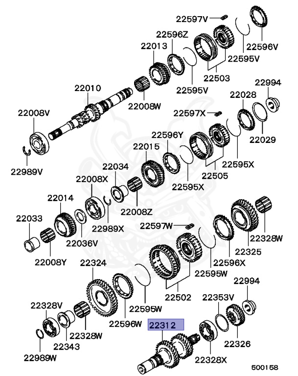 Mitsubishi - RVR - N23W - 1991 - SNGM - 4G63
