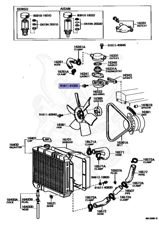 Toyota - Land Cruiser - FJ40 - 1973 - SOFTTOP (TARPAULIN CANVASTOP OR VINYLTOP) - F