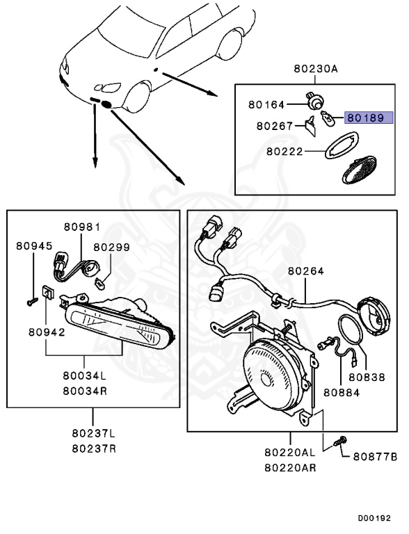 Mitsubishi - Airtrek - CU2W - 2005 - LYXFZ2 - 4G63
