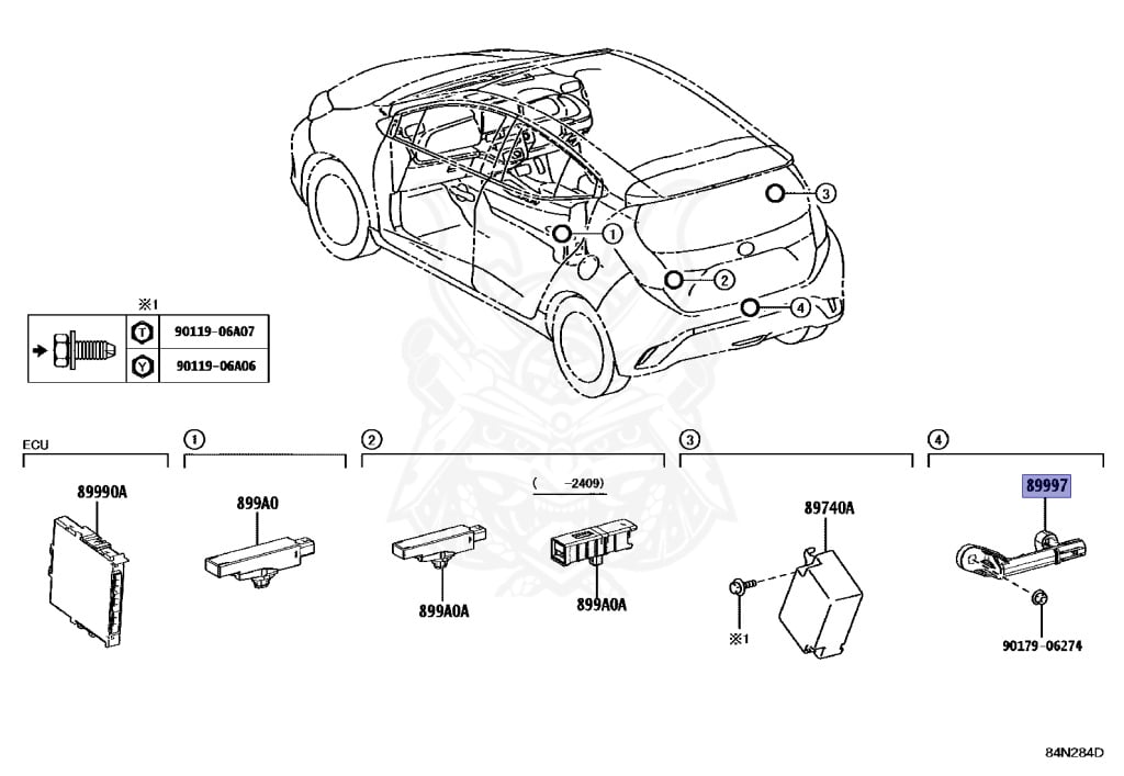 89997-30100 - Toyota - ANTENNA, ELECTRICAL KEY - Nengun Performance