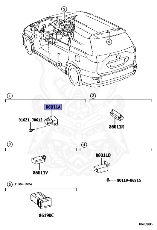 Toyota - Estima Hybrid - AHR20W - 2009 - G TYPE - 2AZFXE