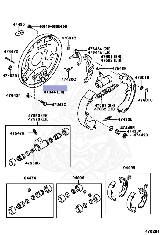 Toyota - Corolla - EE101 - 1995 - DX TYPE - 4-DOOR(SEDAN) - Manual - 4EFE