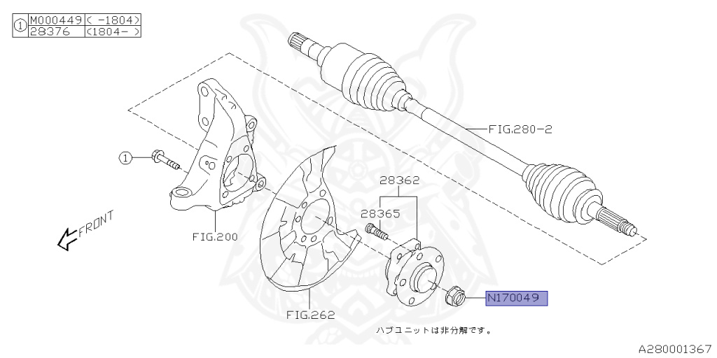 Subaru - Impreza Sports - GT6 - Jan-2016 - 20ILEYE - Wagon - 2W - Torque converter - Right hand - FB20D