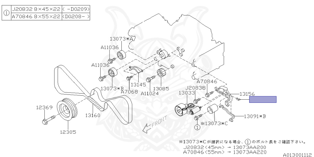 Subaru - Legacy B4 - BE5 - Jan-1998 - Dec-2001 - RSK - Sedan - F4WD - 5-speed manual transmission - Right hand - EJ20