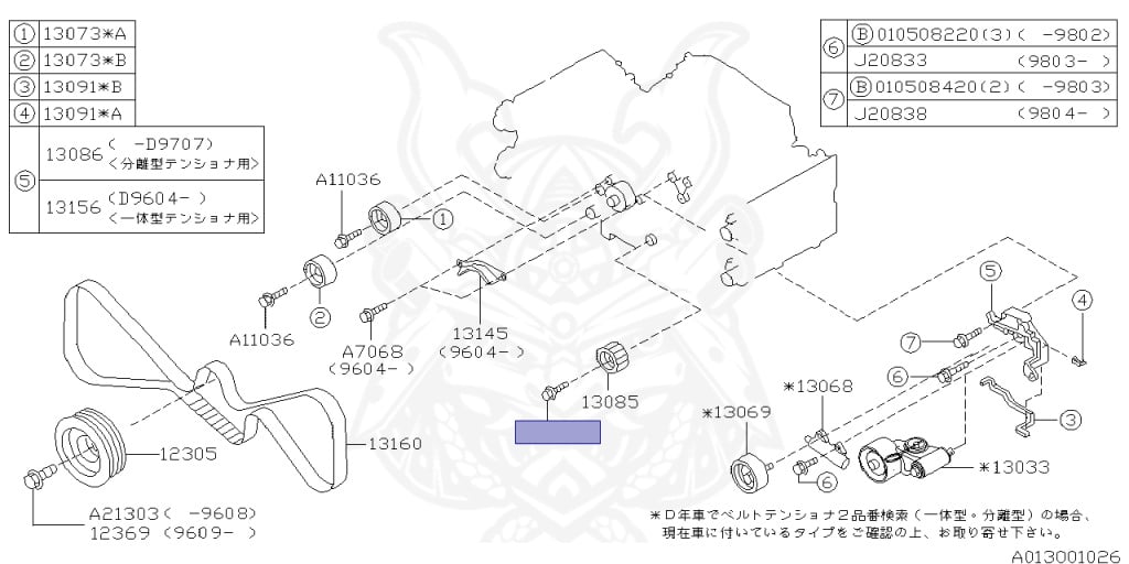 Subaru - Impreza Sports Wagon WRX - GF8 - Jan-1993 - Dec-1998 - WRX - Wagon - F4WD - Manual Transmission - Right hand - EJ20G