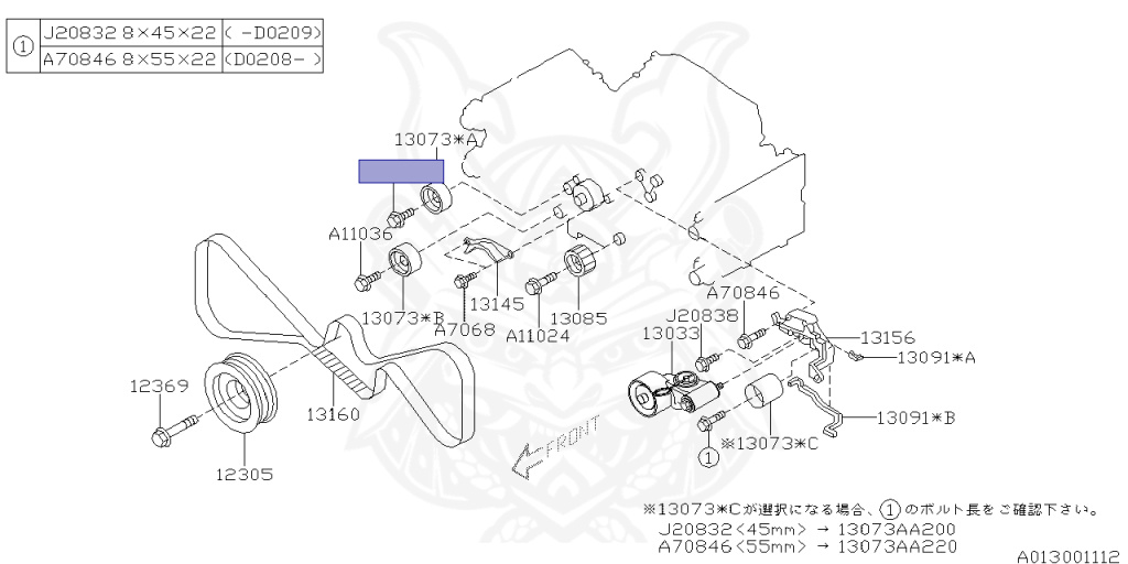 Subaru - Legacy B4 - BE5 - Jan-1998 - Dec-2001 - RSK - Sedan - F4WD - 5-speed manual transmission - Right hand - EJ20