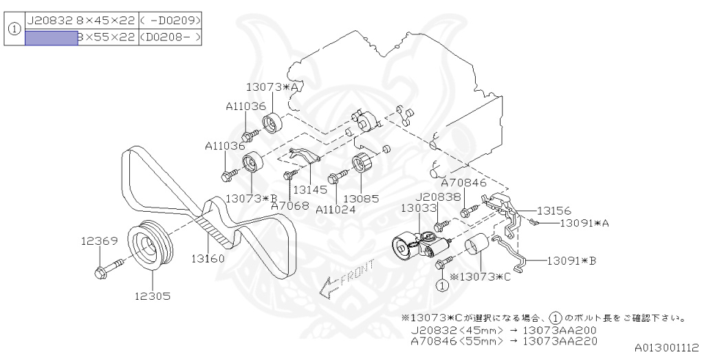 Subaru - Legacy B4 - BE5 - Jan-1998 - Dec-2001 - RSK - Sedan - F4WD - 5-speed manual transmission - Right hand - EJ20