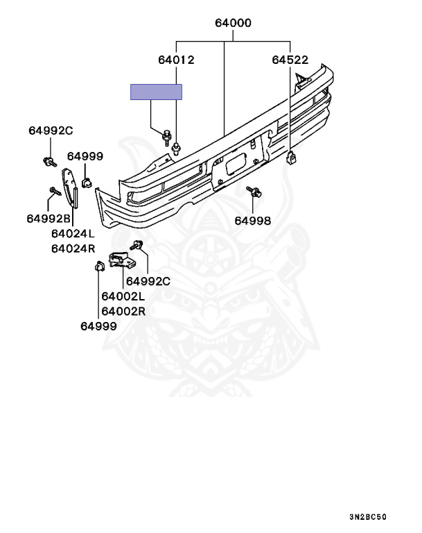 Mitsubishi - Minicab Van - U43V - 1990 - HLNXE - 4A30