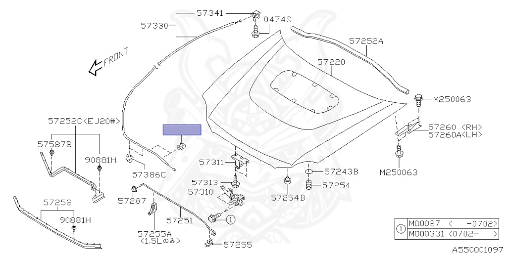 Subaru - Impreza WRX STI - GDB - Jan-2006 - STIA - Sedan - 4W - 6-speed manual transmission - Right hand - EJ207
