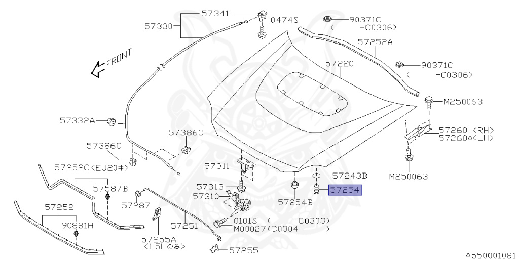 Subaru - Impreza WRX STI - GDB - Jan-2000 - Dec-2002 - RASTI - Sedan - 4W - 6-speed manual transmission - Right hand - EJ207