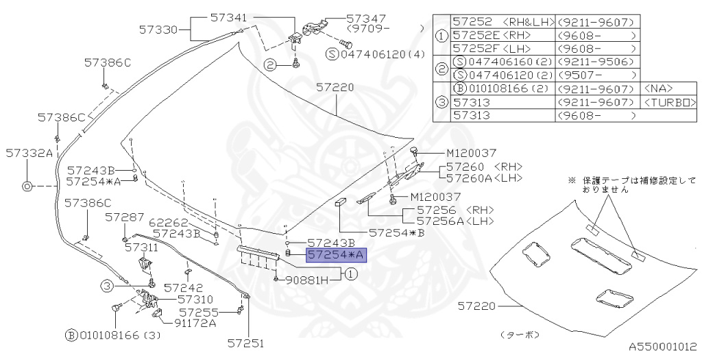 Subaru - Impreza WRX - GC8 - Jan-1992 - Dec-1996 - WRX - Sedan - F4WD - Manual Transmission - Right hand - EJ20G