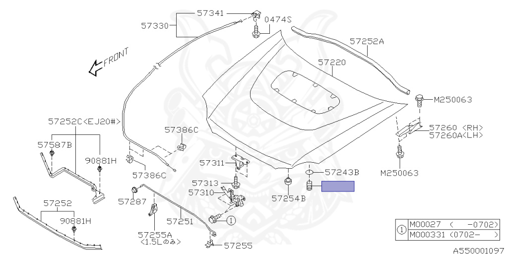 Subaru - Impreza WRX STI - GDB - Jan-2006 - STIA - Sedan - 4W - 6-speed manual transmission - Right hand - EJ207