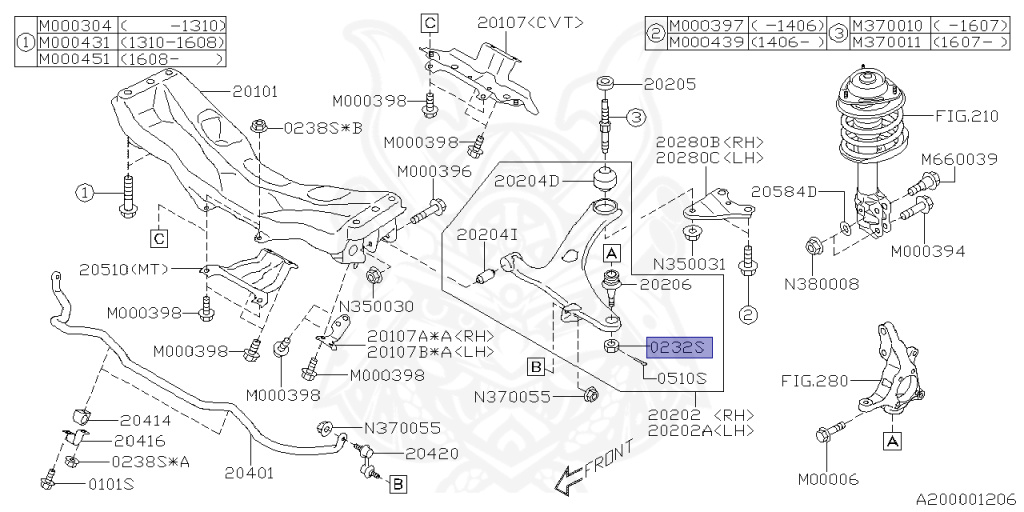 Subaru - Impreza G4 - GJ3 - Jan-2011 - 16IL - Sedan - 4W - Torque converter - Right hand - 16A