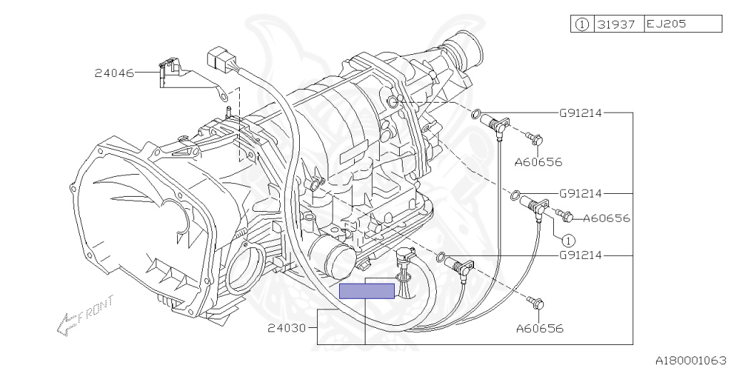 Subaru - Forester STi - SG9 - Jan-2003 - STI - Wagon - F4WD - 6-speed manual transmission - Right hand - EJ25T