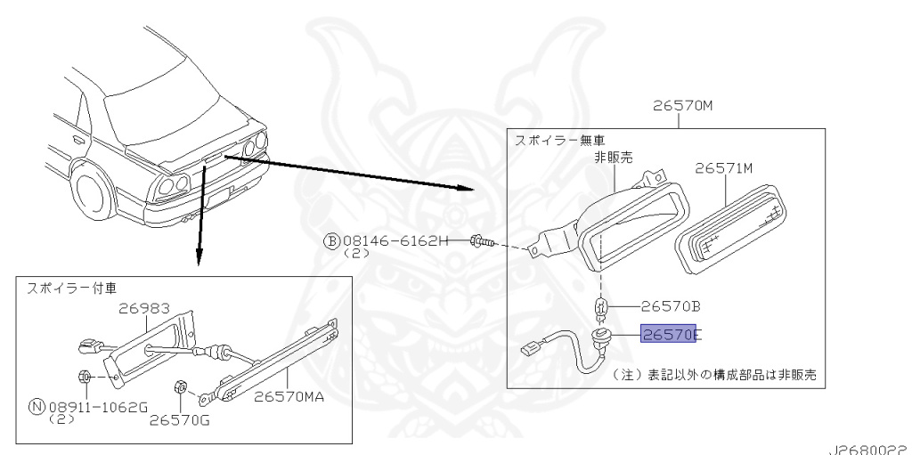 Nissan - Skyline - R34 25GT - ENR34 - 2000 - 25GT - 4 DOOR SEDAN(4S) - AUTOMATIC-FLOOR SHIFT(AT.F4) - No high-speed casters, 2-link drive (IRS.2WD) - RB25DE
