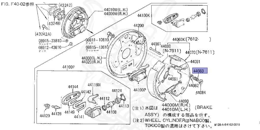 Nissan - Sunny - B120 - 1988 - DELUXE TYPE - MANUAL TRANSMISSION(MT) - A12S