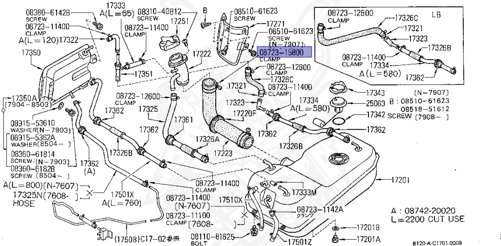 Nissan - Sunny - B120 - 1980 - DELUXE TYPE - MANUAL TRANSMISSION(MT) - A12S