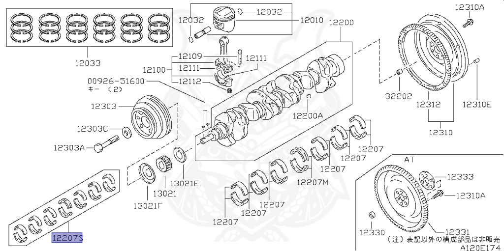 Nissan - Skyline - R34 GT - HR34 - 1998 - 20GT - 2-door hardtop (2K) - AUTOMATIC-FLOOR SHIFT(AT.F4) - High-speed 2-link (IRS.2WD) - RB20DE