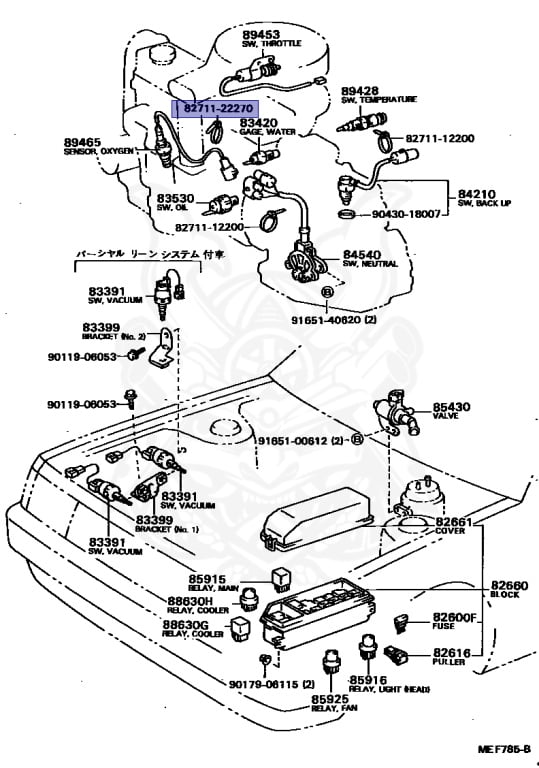 Toyota - Corolla - EE80 - 1986 - GL TYPE - 4-DOOR - Manual - 2ELU