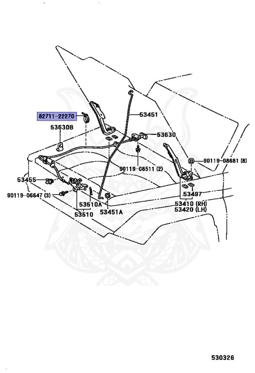 Toyota - Land Cruiser - LJ71G - 1990 - PRADO SX5 TYPE - WAGON - Automatic - 2LTE