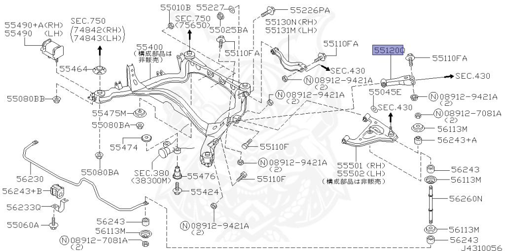 Nissan - Skyline GT-R - BNR34 - 2000 - GT-R V Spec-2 - 2-door hardtop (2K) - MANUAL MISSION 6-SPEED(MT.F6) - Hi-Cas 4-Link (HI.4WD) - RB26DETT