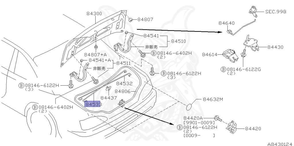 Nissan - Silvia - S15 - 1999 - SPEC R - HARDTOP(K) - AUTOMATIC-FLOOR SHIFT(AT.F4) - TWO WHEELS STEERING(2WS) - SR20DET