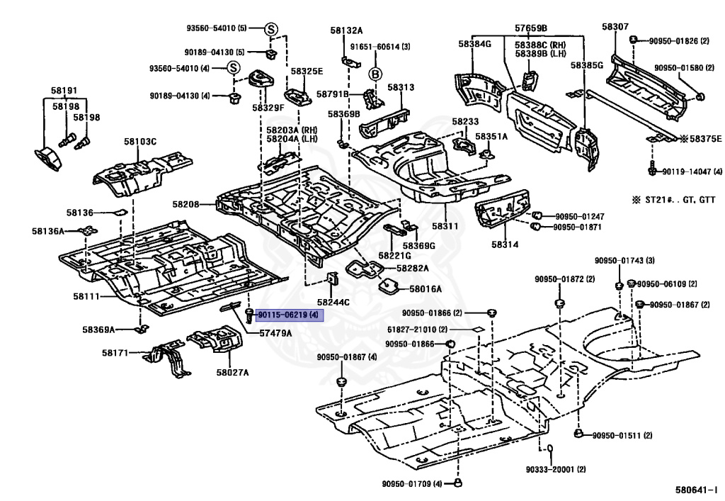 Toyota - Caldina GT-T - ST215W - 1998 - GT-T TYPE - WAGON - Manual - 3SGTE