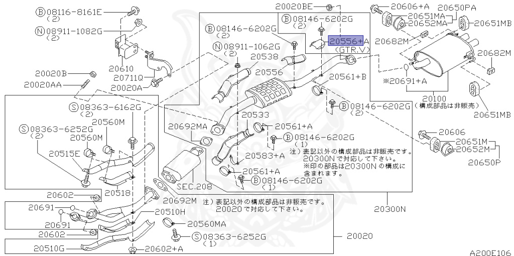 Nissan - Skyline GT-R - BNR34 - 2002 - GT-R V-Spec-2 - 2-door hardtop (2K) - MANUAL MISSION 6-SPEED(MT.F6) - HI-4WD (High-Casting System) - RB26DETT