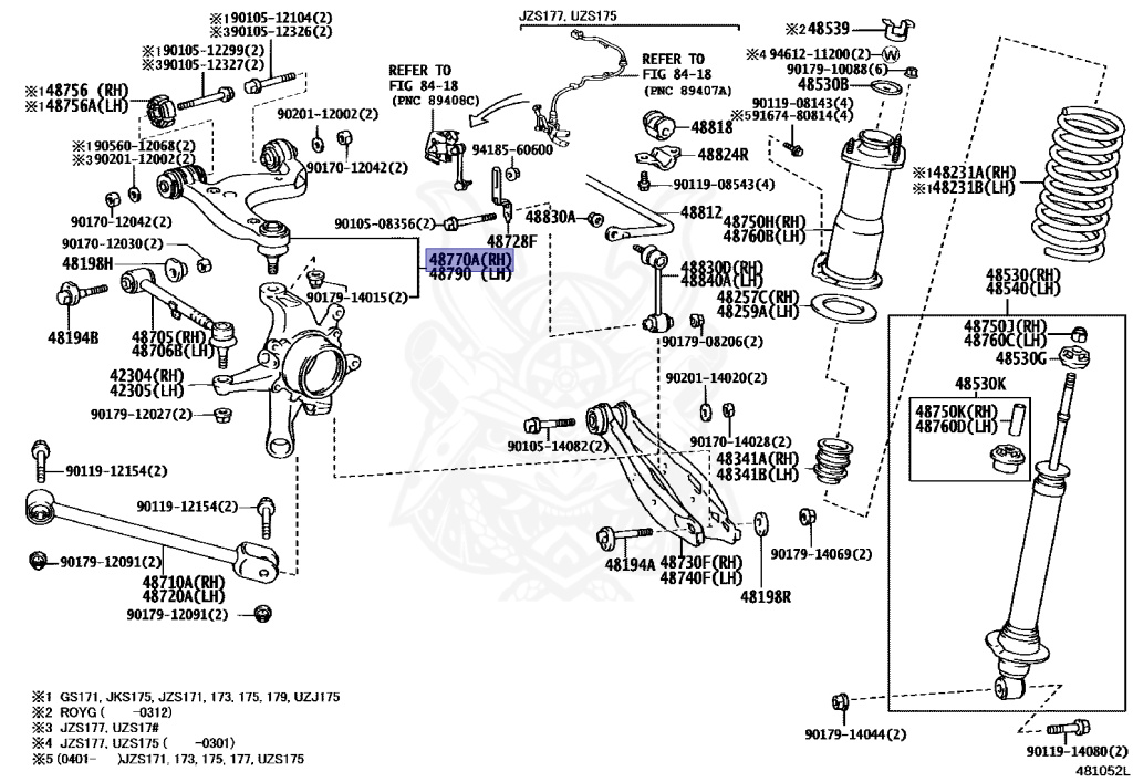 Toyota - Crown - JZS171 - 2003 - ATHLETE V TYPE - SEDAN - Automatic - 1JZGTE