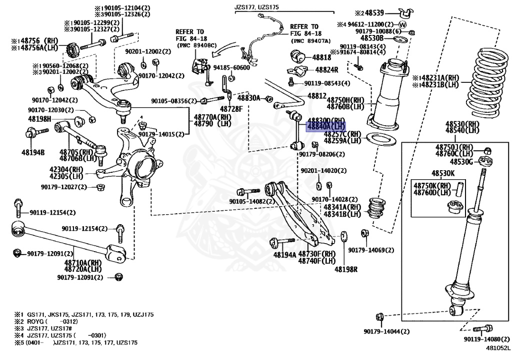 Toyota - Crown - JZS171 - 2003 - ATHLETE V TYPE - SEDAN - Automatic - 1JZGTE