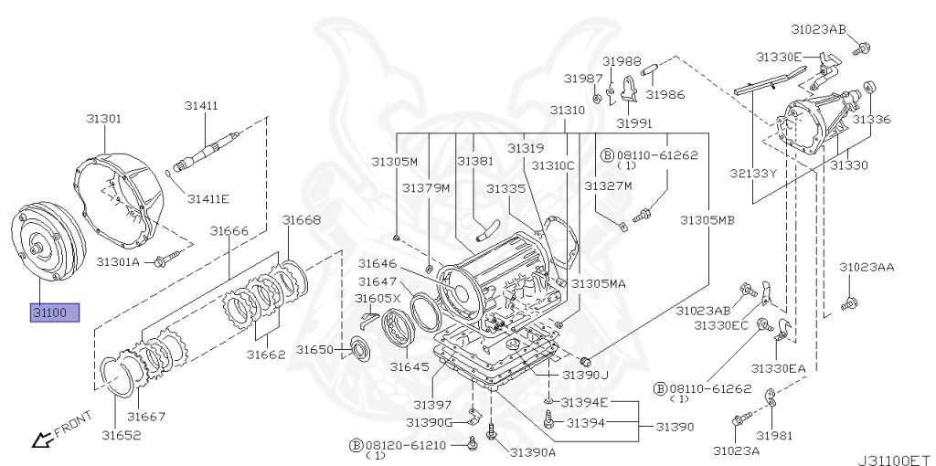 Nissan - Skyline - V35 - 2002 - 250GT - SEDAN(S) - 2 WHEEL DRIVE(2WD) - AUTOMATIC-FLOOR SHIFT(AT.F4) - VQ25DD