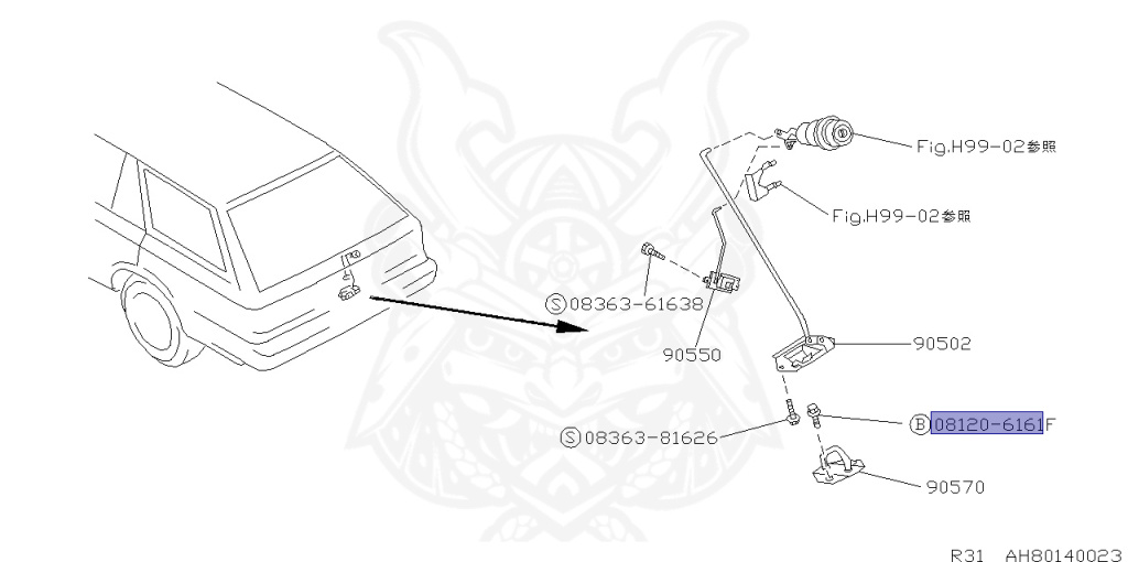 Nissan - Skyline - R31 - 1986 - GT Passage - WAGON(W) - AUTOMATIC TRANSMISSION(AT) - RB20T