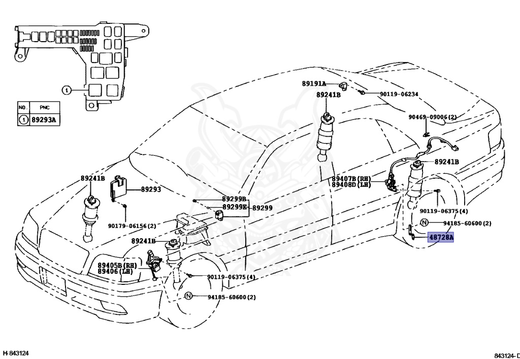 Toyota - Majesta - UZS171 - 2000 - C TYPEC TYPE I-FOUR - SEDAN - Automatic - 1UZFE