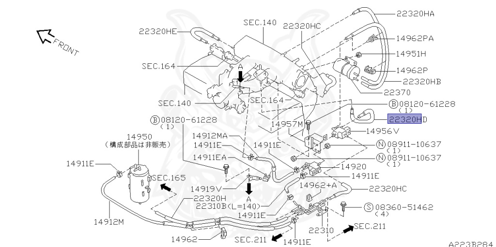Nissan - Skyline - R34 25GTT - ER34 - 1999 - 25GT TURBO - 4 DOOR SEDAN(4S) - AUTOMATIC-FLOOR SHIFT(AT.F4) - HI-CAS 2-Link Drive (HI.2WD) - RB25DET