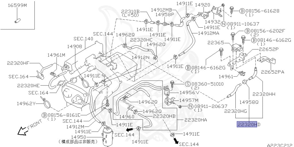 Nissan - Skyline - R34 25GTT - ER34 - 2000 - 25GT TURBO - 4 DOOR SEDAN(4S) - AUTOMATIC-FLOOR SHIFT(AT.F4) - HI-CAS 2-Link Drive (HI.2WD) - RB25DET