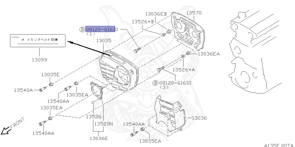 Nissan - Stagea - WC34 - 1996 - 25X - WAGON(W) - 2 WHEEL DRIVE(2WD) - AUTOMATIC TRANSMISSION(AT) - RB25DE